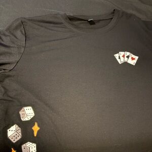 Men’s shirt with dice design